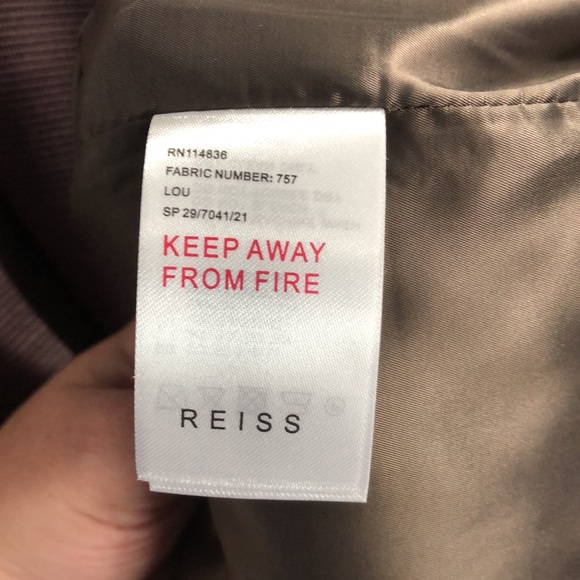 REISS Lou Pleat Cap Dress • Size 6 • - Picture 10 of 12